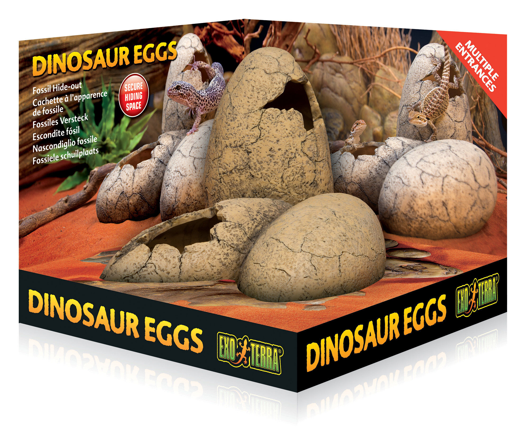 Exo Terra - D&eacute;coration &frac14;ufs de Dinosaure pour Terrarium Image num&eacute;ro 1