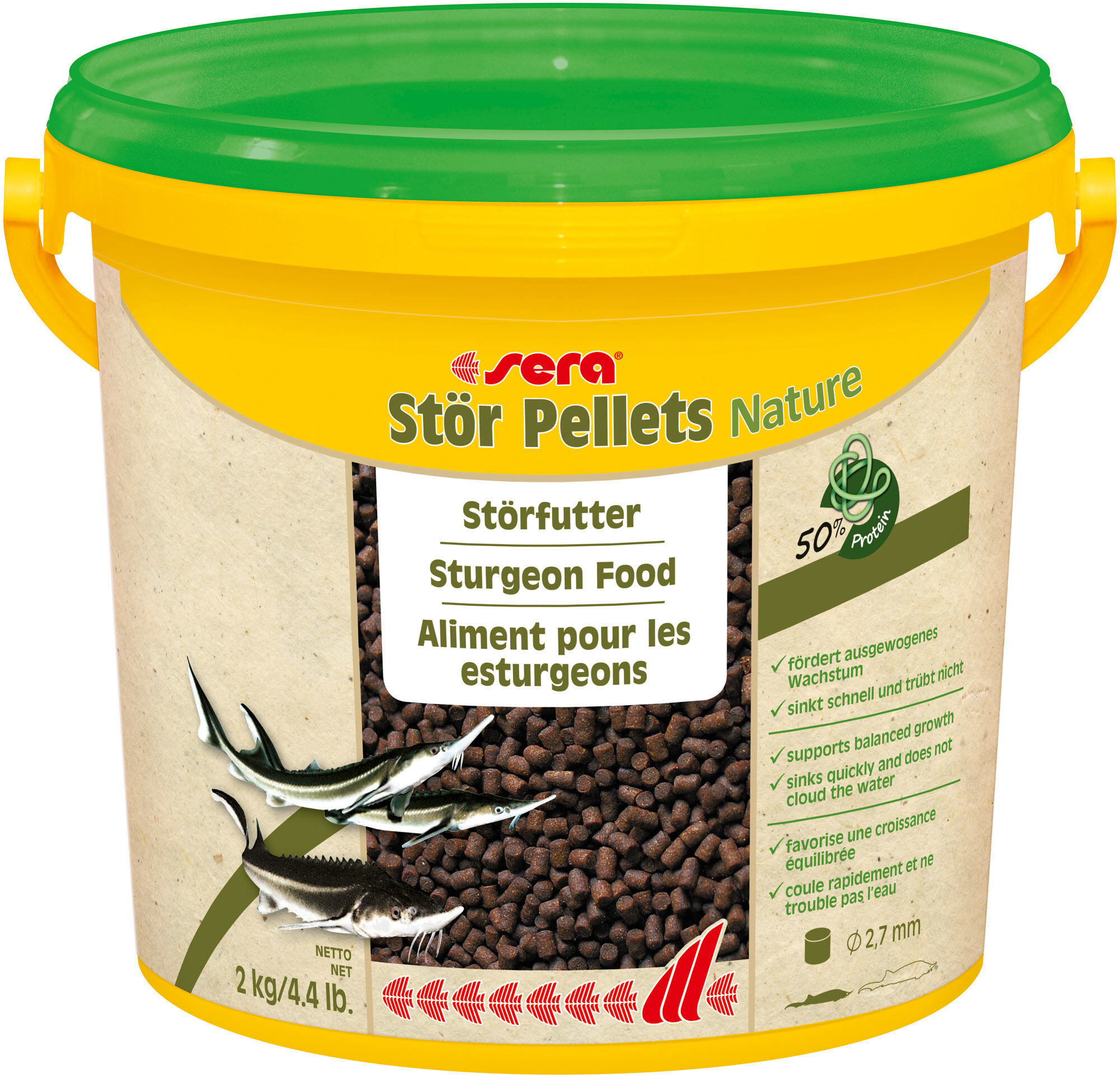 Sera - Sterlet Pellets Nature 3.800 ml (2 kg) Image num&eacute;ro 2