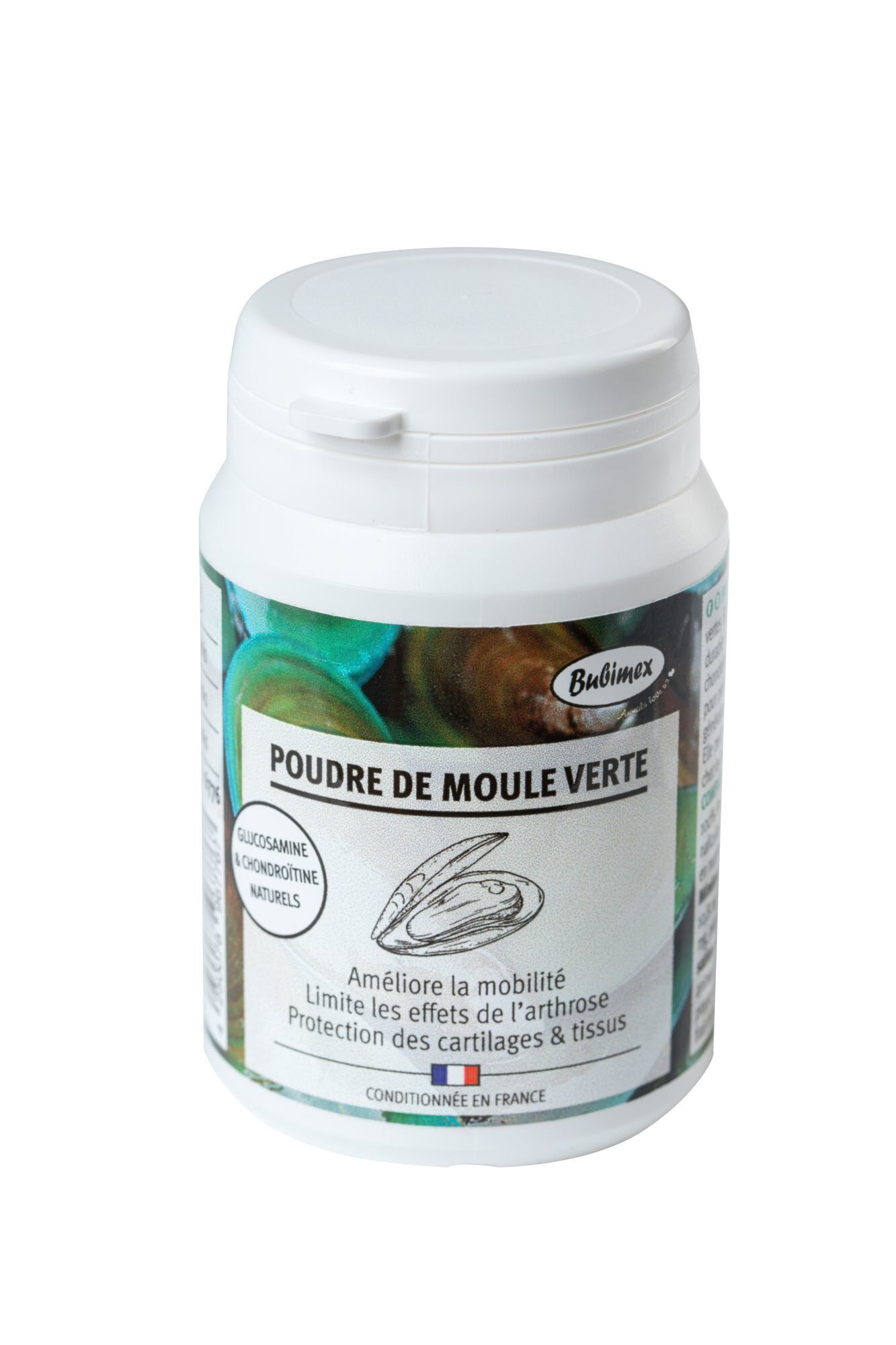 Bubimex - Poudre de Moules Vertes pour Chien - 60g Image num&eacute;ro 1