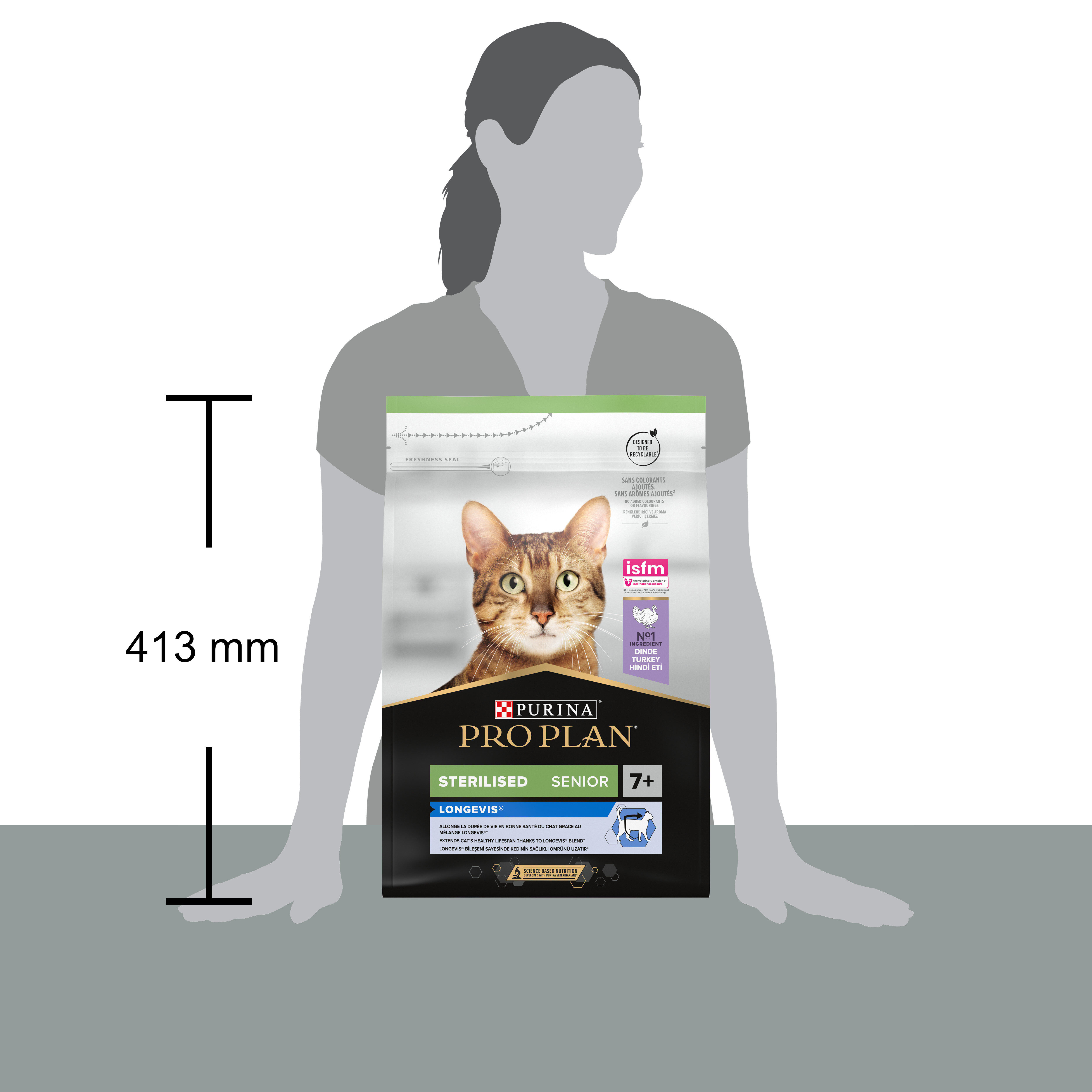 Pro Plan - Croquettes Adult 7+ pour Chat Adulte St&eacute;rilis&eacute; - 3Kg Image num&eacute;ro 6