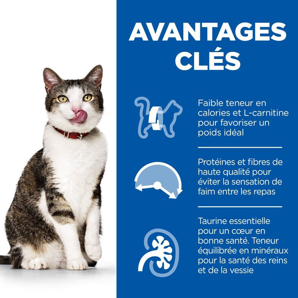 Hill's Science Plan - Mature Adult Light Croquettes Pour Chat Ag&eacute; Au Poulet -  7kg Image num&eacute;ro 3