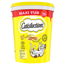 Catisfactions - Friandises Maxi Tub au Fromage pour Chats - 350g