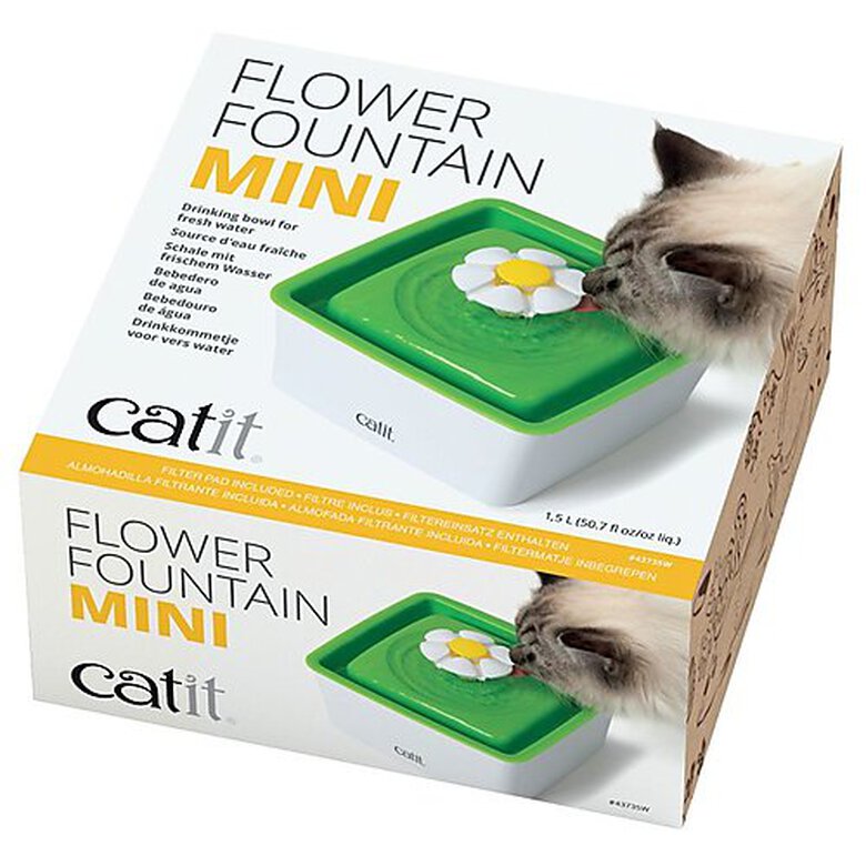 Catit - Fontaine Mini Flower Senses 2.0 pour Chat - 1,5L image number null