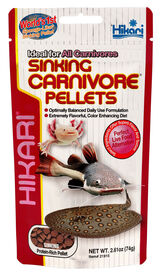 Hikari - Aliment en Granul&eacute;s Sinking Carnivore - 74g