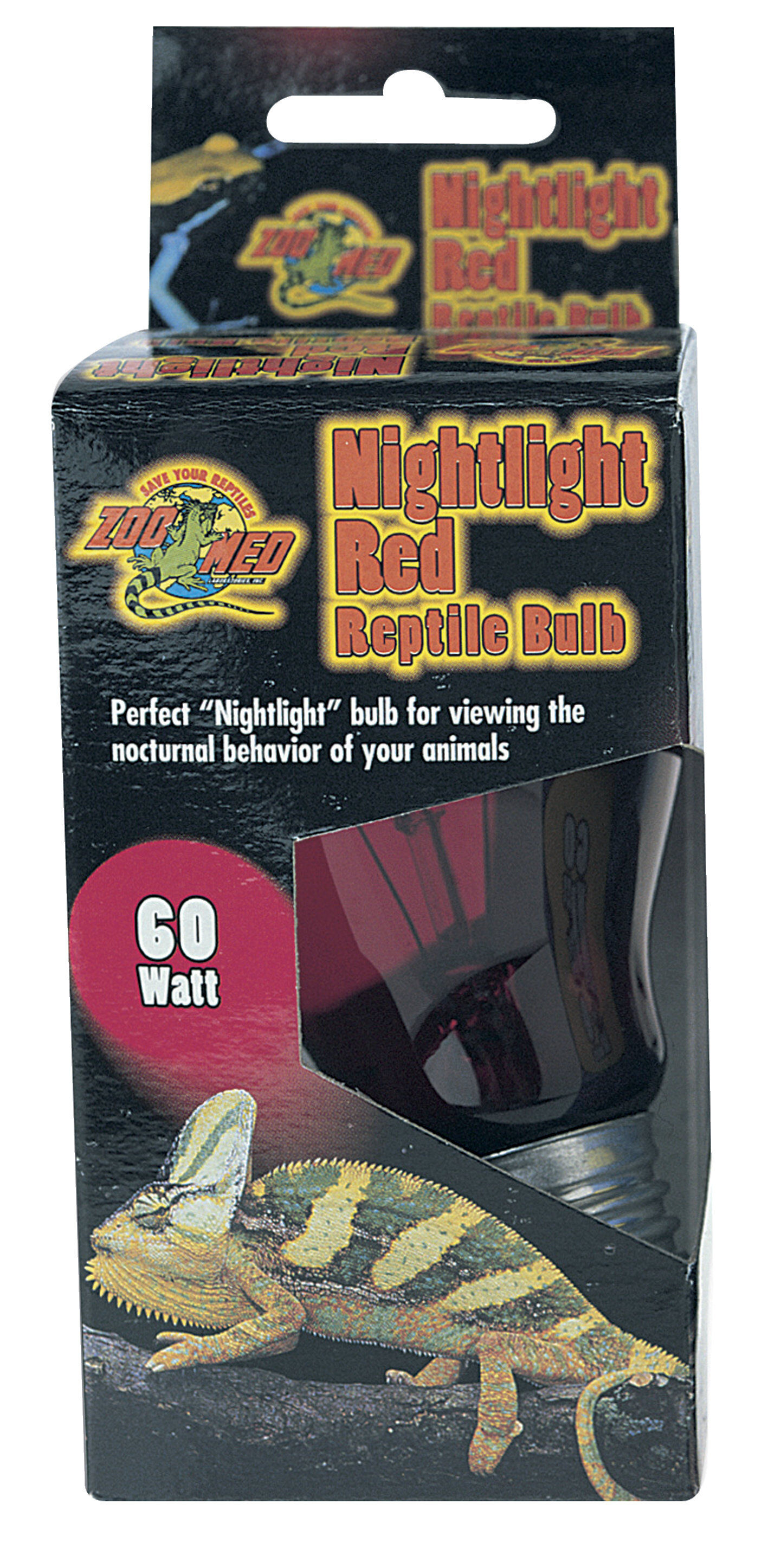 Zoomed - Ampoule chauffante infrarouge nocturne pour terrarium - 60W Image num&eacute;ro 1