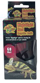 Zoomed - Ampoule chauffante infrarouge nocturne pour terrarium - 60W Zoomed - Ampoule chauffante infrarouge nocturne pour terrarium - 60W
