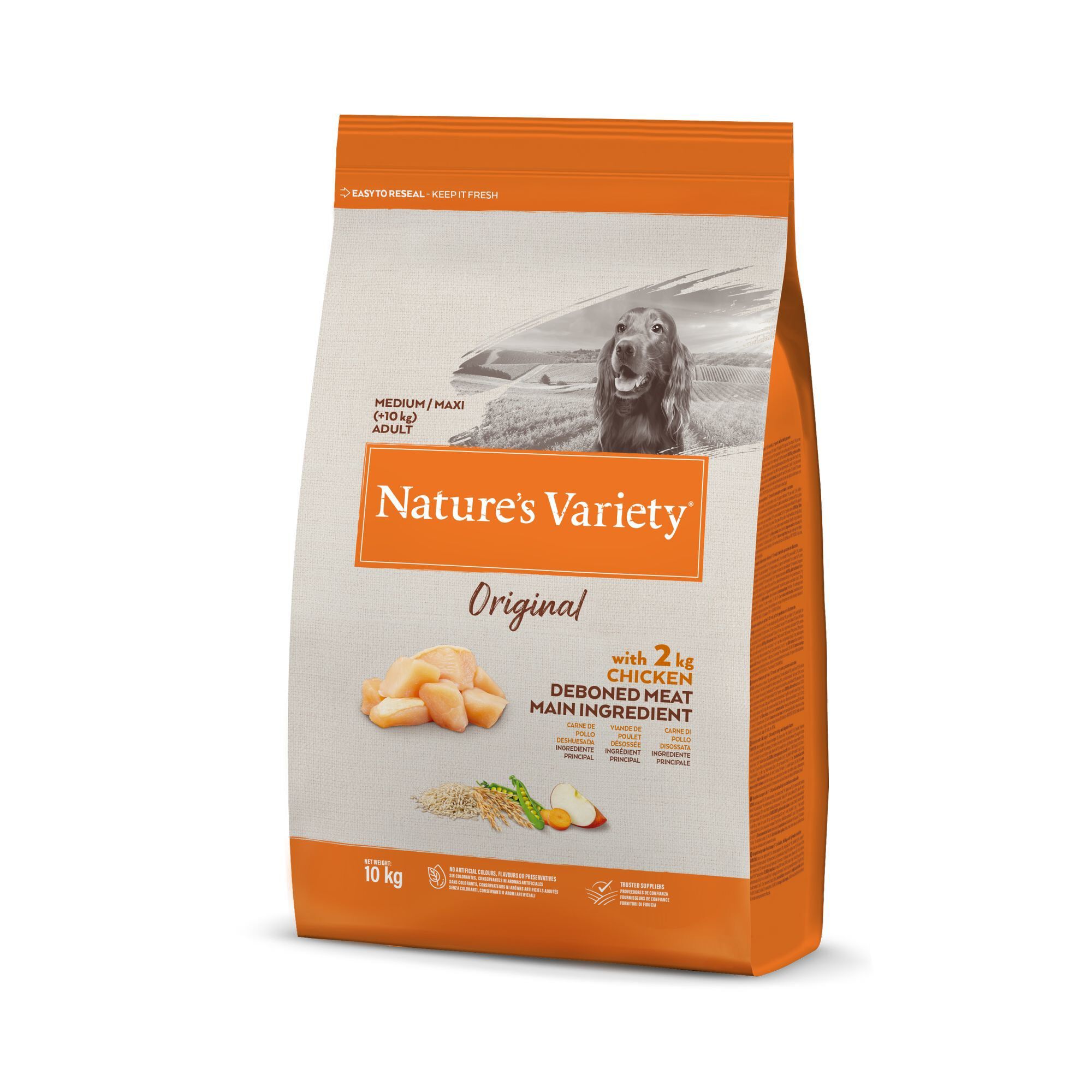 Nature's Variety - Croquettes Original Adulte au Poulet pour Chien - 10Kg Image num&eacute;ro 1
