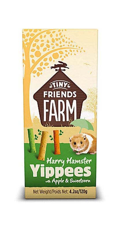 Tiny Friends Farm - Biscuits aux Pommes et Maïs pour Hamster - 120g image number null