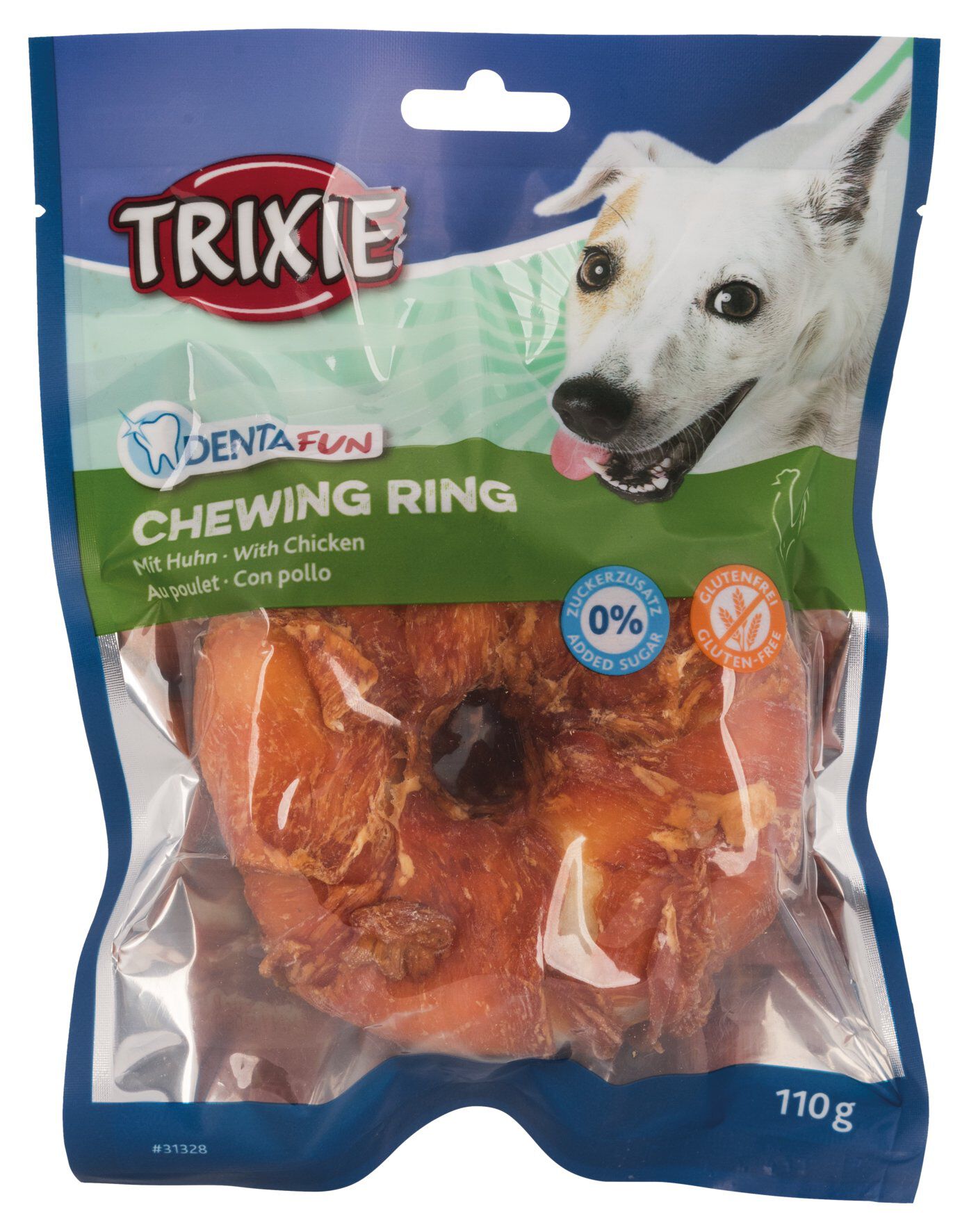 Trixie - Denta Fun Chicken Chewing Ring - 10cm 110g Image num&eacute;ro 1
