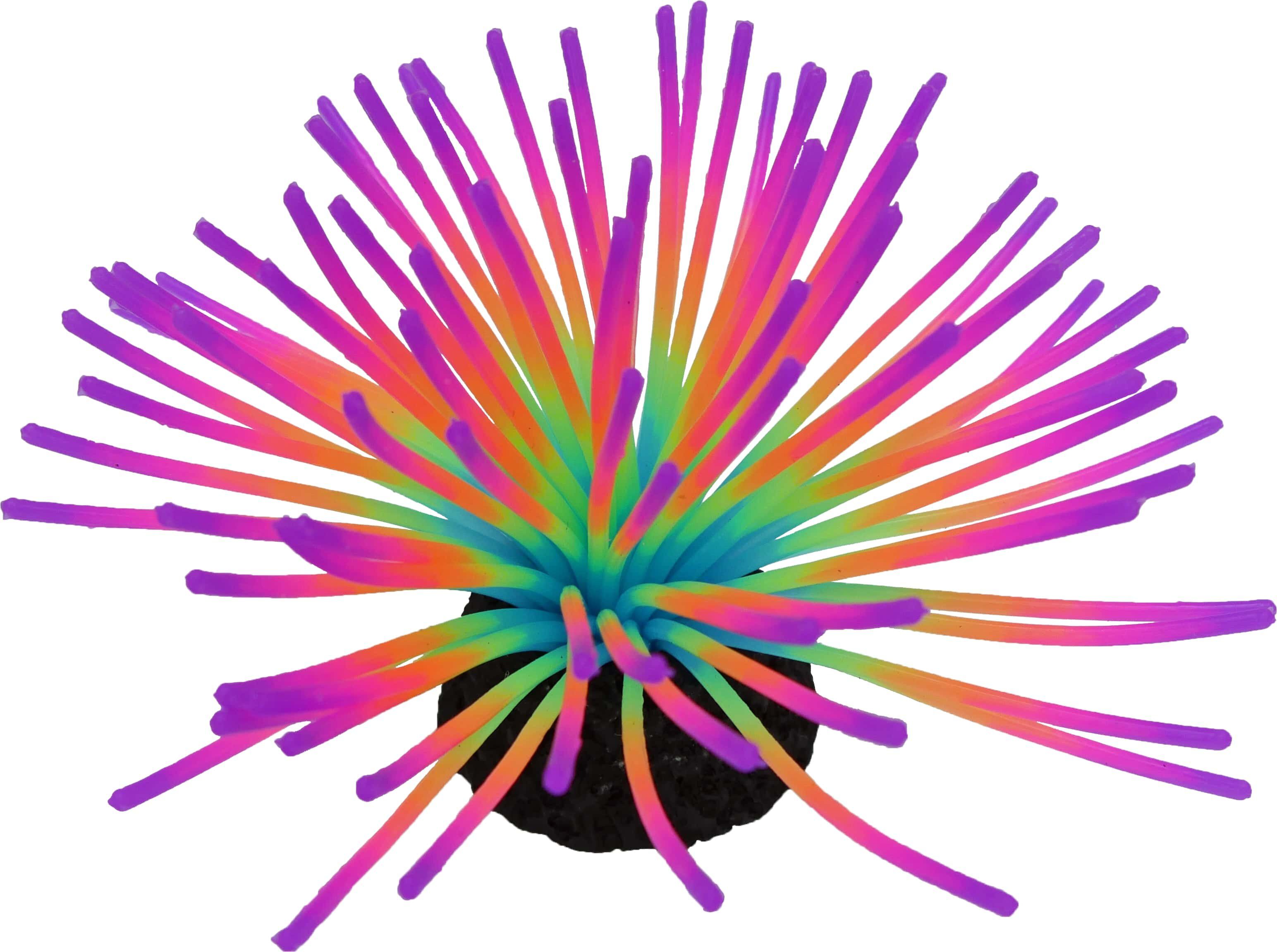 Labeo - D&eacute;coration An&eacute;mone Phosphorescente Rose pour Aquarium - S Image num&eacute;ro 1