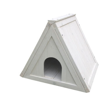 Duvoplus - Clapier Woodland Abri Triangle pour Lapin - 50x42x42cm