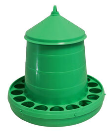 Kerbl - Nourrisseur &agrave; Tr&eacute;mie en Vert pour Poules - 4Kg