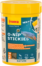 Sera - Pastilles O-Nip Stickies Friandises pour Poissons d'Ornement - 62g/100ml