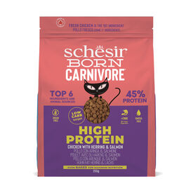 Schesir - Croquettes Born Carnivore Au Poulet Et Hareng Pour Chats - 255g