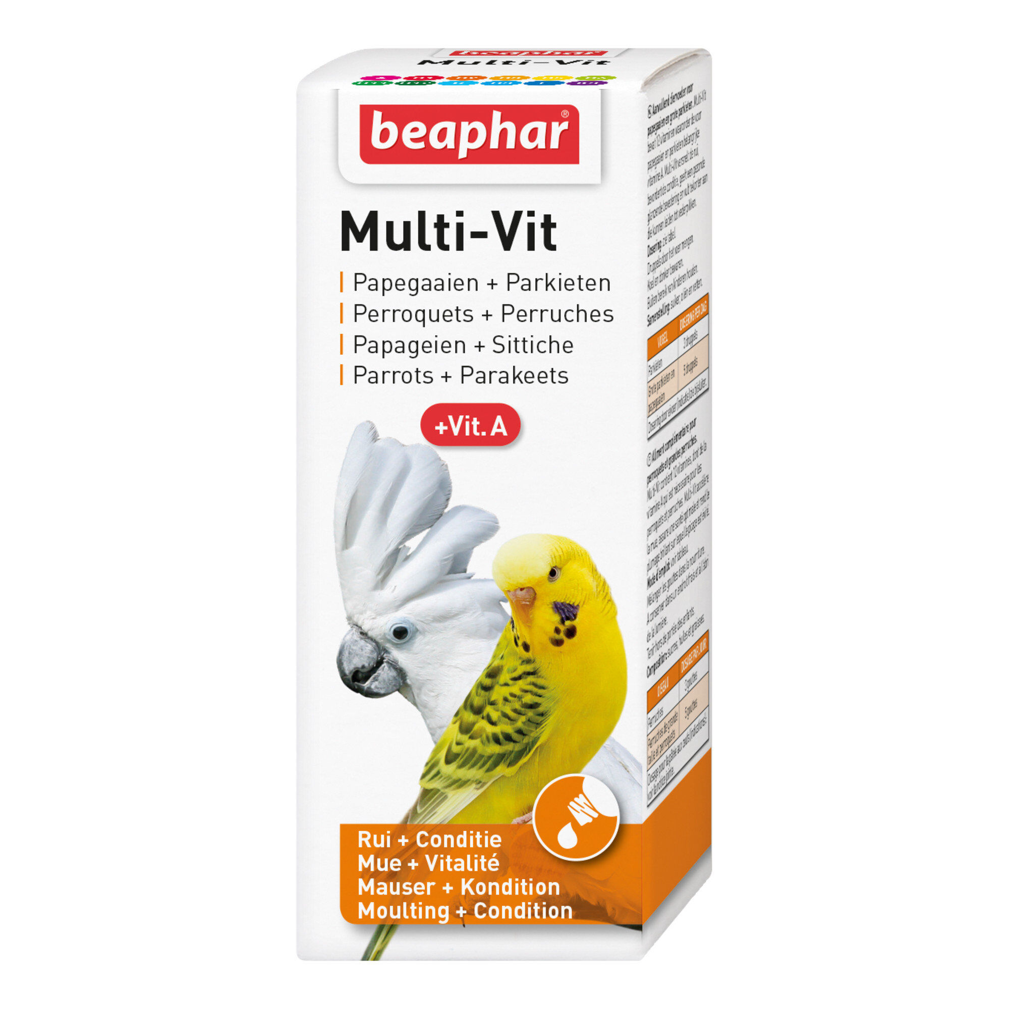Beaphar - Multi-Vitamines, perruches et perroquets - 50 ml Image num&eacute;ro 1