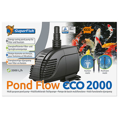 Superfish - Pompe Pond Flow Eco 2000 Fontaines et Filtrations