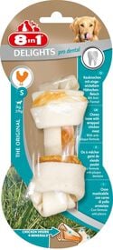 8in1 - Friandise Os &agrave; M&acirc;cher Delights Pro Dental S pour Petit Chien - 50g