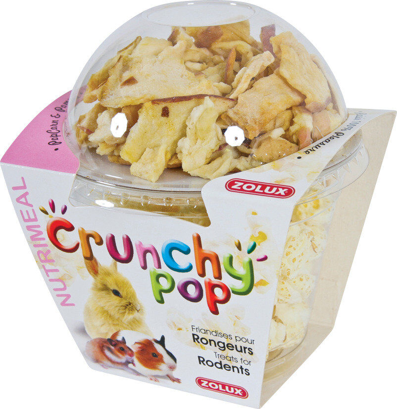 Zolux - Friandises Crunchy Pop &agrave; la Pomme pour Rongeurs - 33g Image num&eacute;ro 1