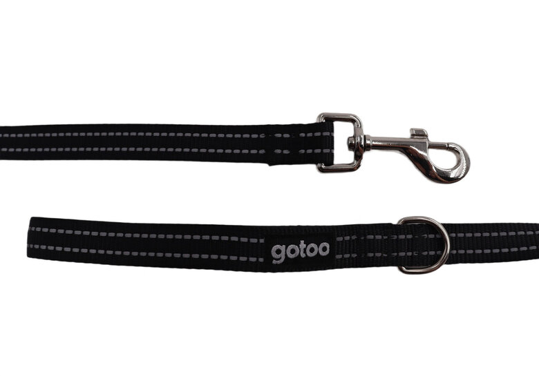 Gotoo - Laisse Premium Essentials Noire pour Chien Image numéro 4 Gotoo - Laisse Premium Essentials Noire pour Chien Image numéro 4