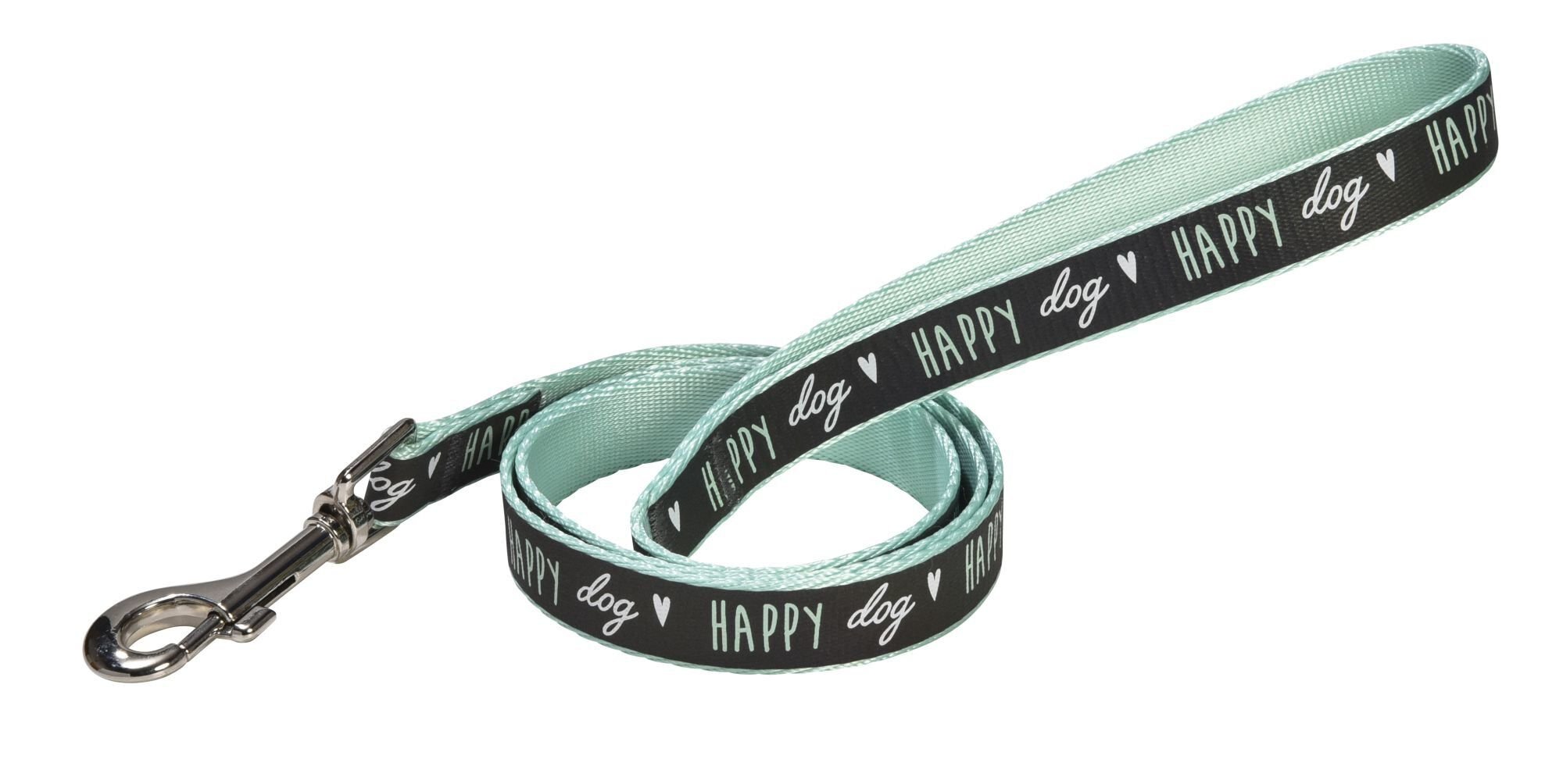 Bobby - Laisse Happy Vert M pour Chiens - 100/2cm Image num&eacute;ro 1