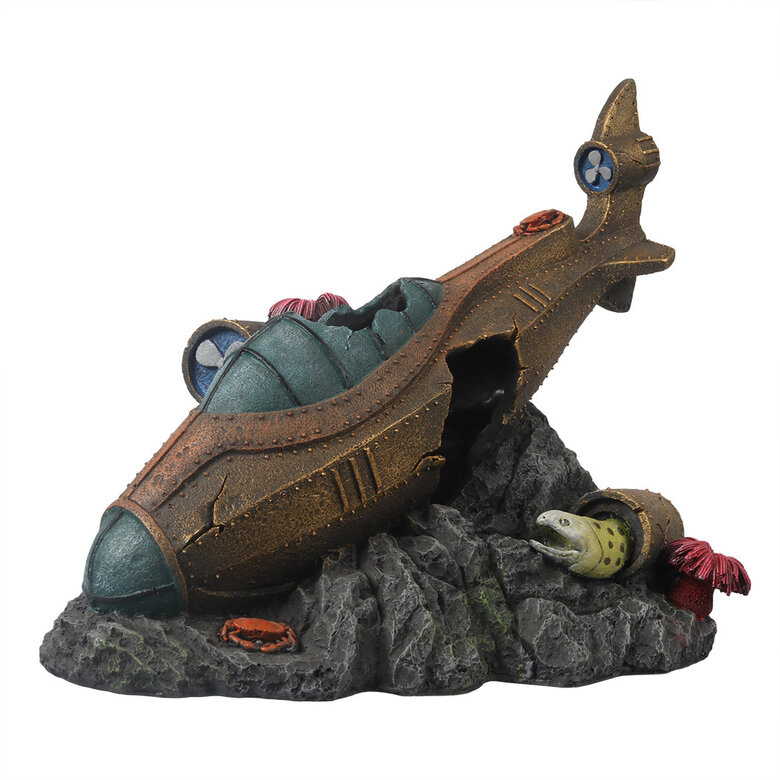 Aquadella - Décoration Sous-Marin Submergé pour Aquarium - L Image numéro 1 Aquadella - Décoration Sous-Marin Submergé pour Aquarium - L Image numéro 1