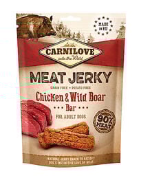 Carnilove - Jerky Barre Protéinée Poulet Sanglier - 100g