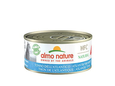 Almo Nature - Pâtée en Boîte HFC Natural Thon de l'Atlantique pour Chat - 150g