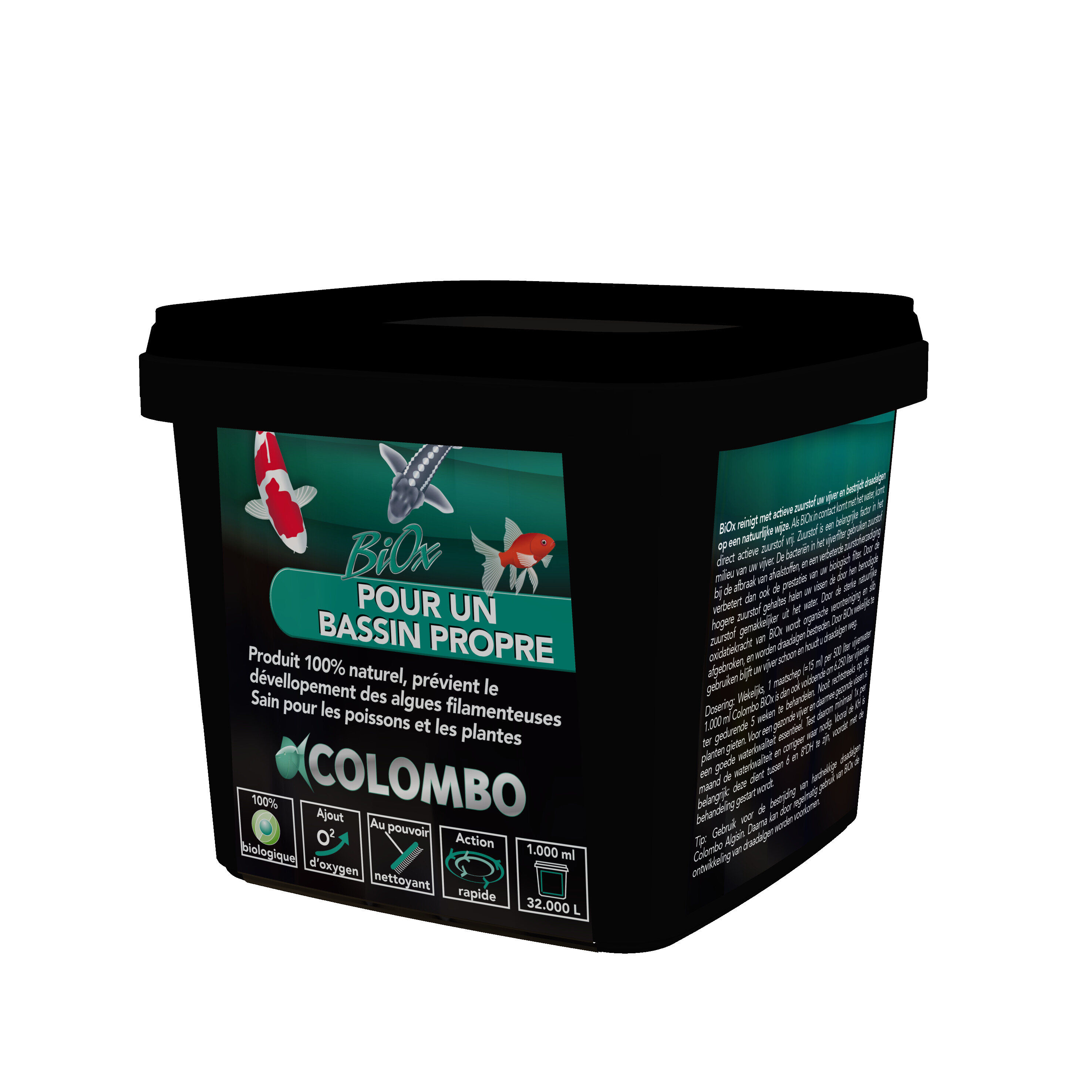 Colombo - Nettoyant BiOx pour Bassin - 1000ml NL+F Image num&eacute;ro 2