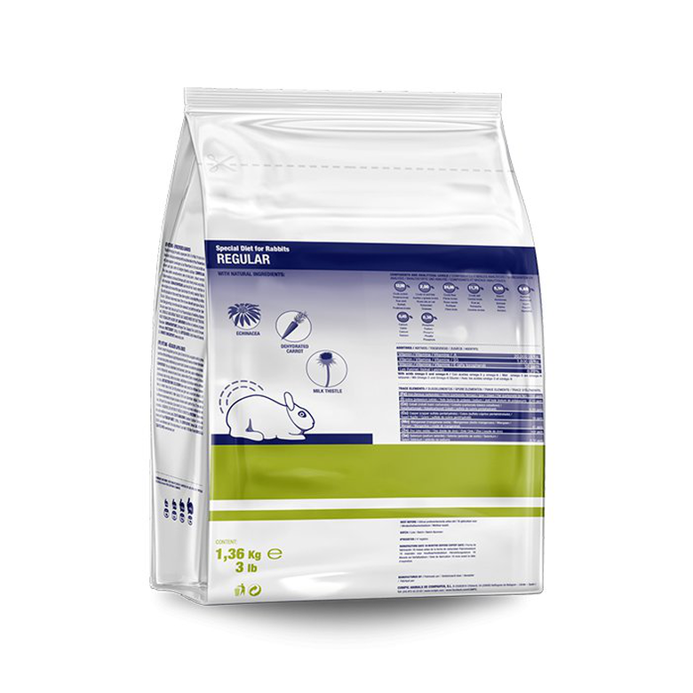 Cunipic - Aliment Vet Line Regular pour Lapins - 1.36kg Image numéro 2 Cunipic - Aliment Vet Line Regular pour Lapins - 1.36kg Image numéro 2