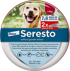 Elanco - Collier Seresto pour Grands Chiens - x2