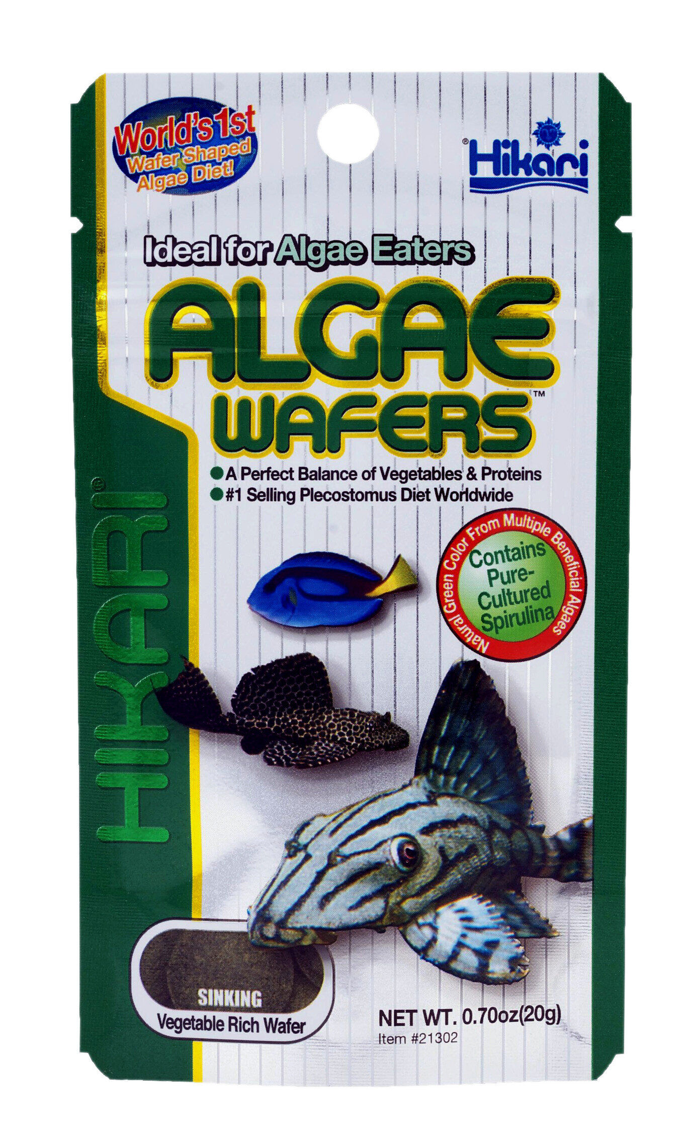 Hikari - Aliment Algae Wafers pour Poissons - 20g Image num&eacute;ro 1