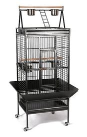 United Bird - Cage Galio avec Roulettes pour Perroquets - Anthracite