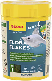 Sera - Flocons Flora Flakes pour Poissons d'Ornement - 22g/100ml