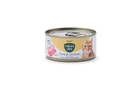 Natura Diet - P&acirc;t&eacute;e Thon et Poulet pour Chats - 85g