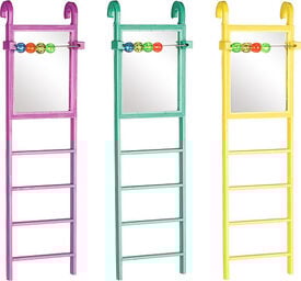 Flamingo - Jouet Triangle Multi-Activité pour Perruches - 6x2,4x20,5cm