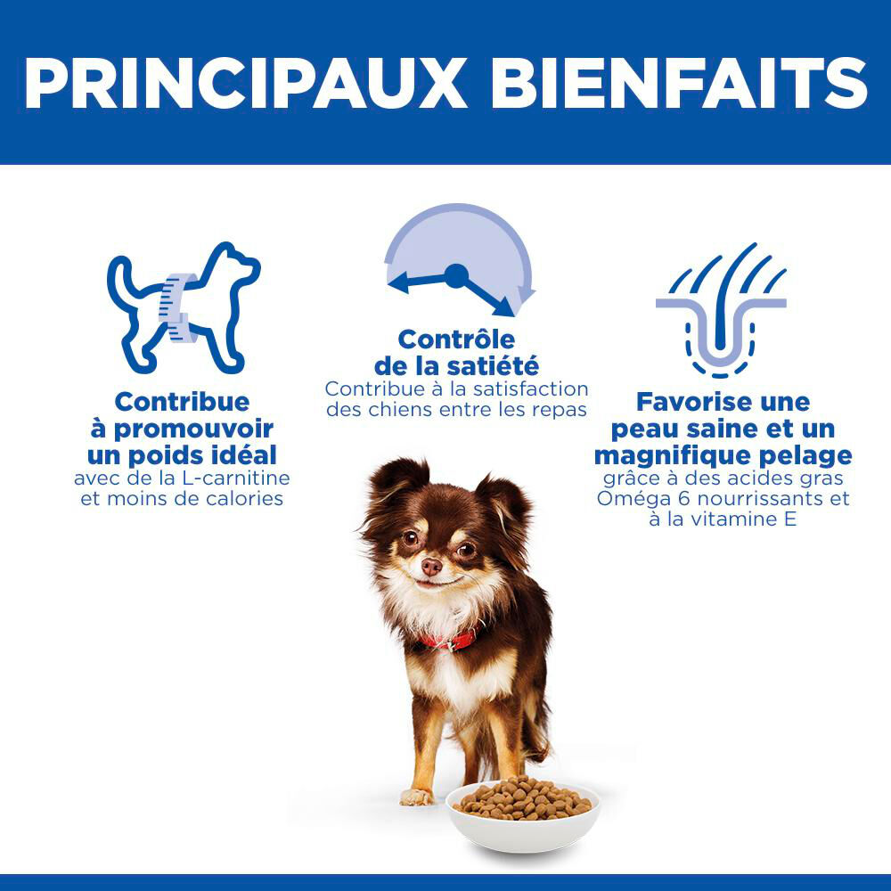 Hill's Science Plan - Croquettes Adult Light Small & Mini Pour Petit Chien Au Poulet  -  1,5kg Image num&eacute;ro 8
