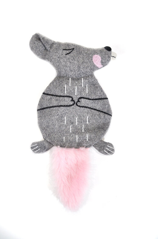 Animalis - Jouet Souris en Laine Recyclée pour Chiens - 33cm Image numéro 1 Animalis - Jouet Souris en Laine Recyclée pour Chiens - 33cm Image numéro 1