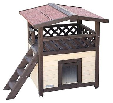 Kerbl - Maison pour Chat 4Seasons Deluxe - 88 x 57 x 77 cm