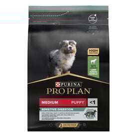 Pro Plan - Croquettes Medium Puppy Sensitive Digestion à l' Agneau pour Chiot - 3Kg