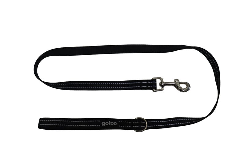 Gotoo - Laisse Premium Essentials Noire pour Chien Image numéro 1 Gotoo - Laisse Premium Essentials Noire pour Chien Image numéro 1