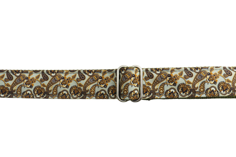 Gotoo - Collier en Paisley Khaki pour Chien - XS Image numéro 3 Gotoo - Collier en Paisley Khaki pour Chien - XS Image numéro 3