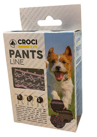 Croci - Culotte Hyg&eacute;niques Pois M pour Chiens - 30/35cm Image num&eacute;ro 2