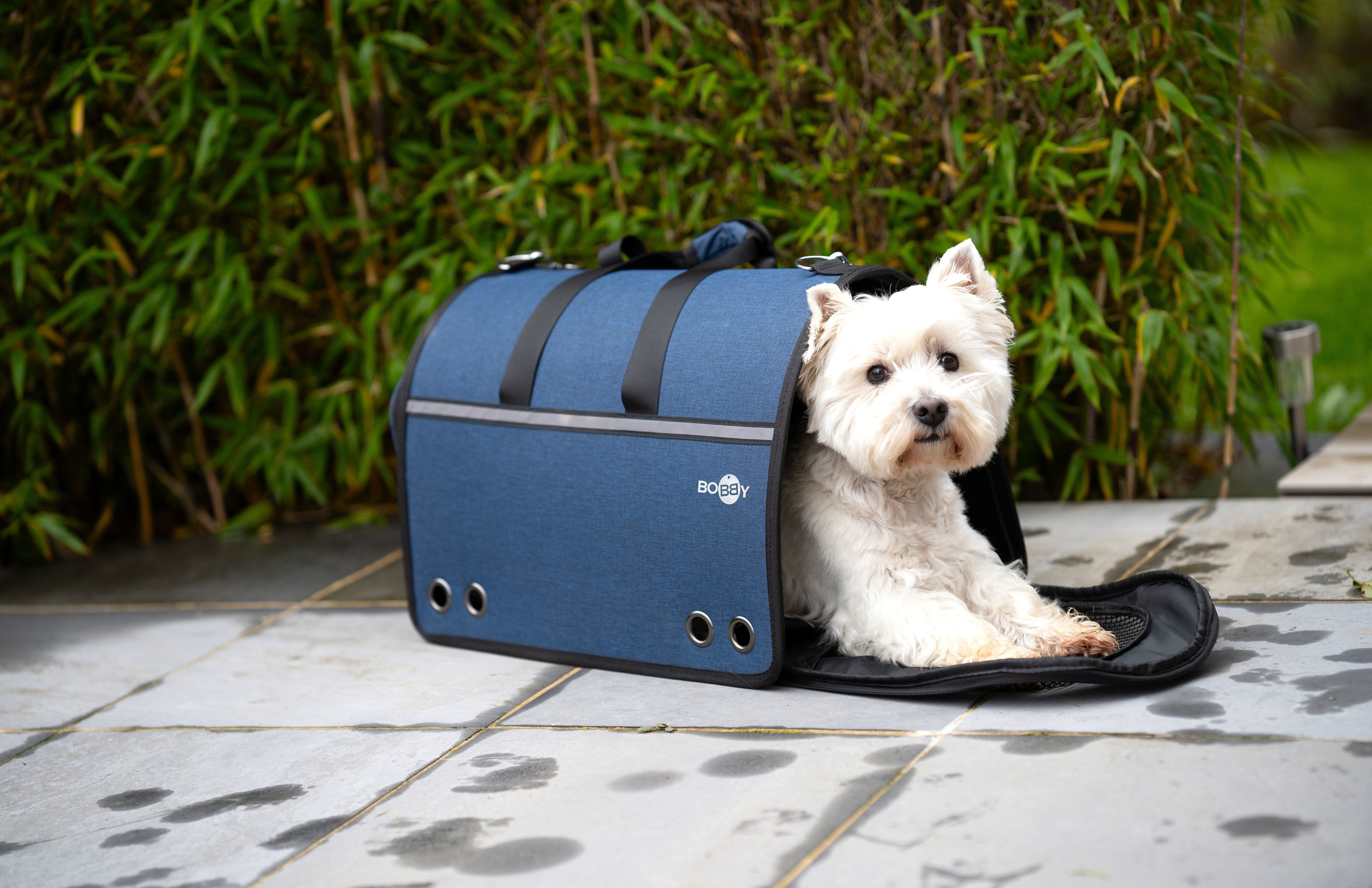 Bobby Sac de Transport Week end pour Chiens et Chats Bleu Animalis