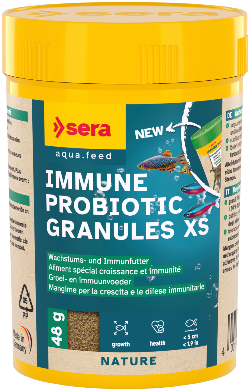 Sera - Aliment Immune Probiotic Granules XS pour Poissons - 100ml/48g Image num&eacute;ro 1