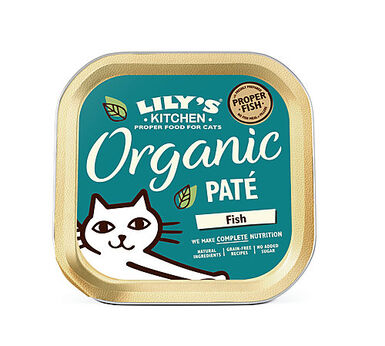 Lily's Kitchen - Barquette Délice de Poisson Bio pour Chats - 85g