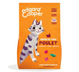 Edgard & Cooper - Croquettes au Poulet pour Chat Adulte