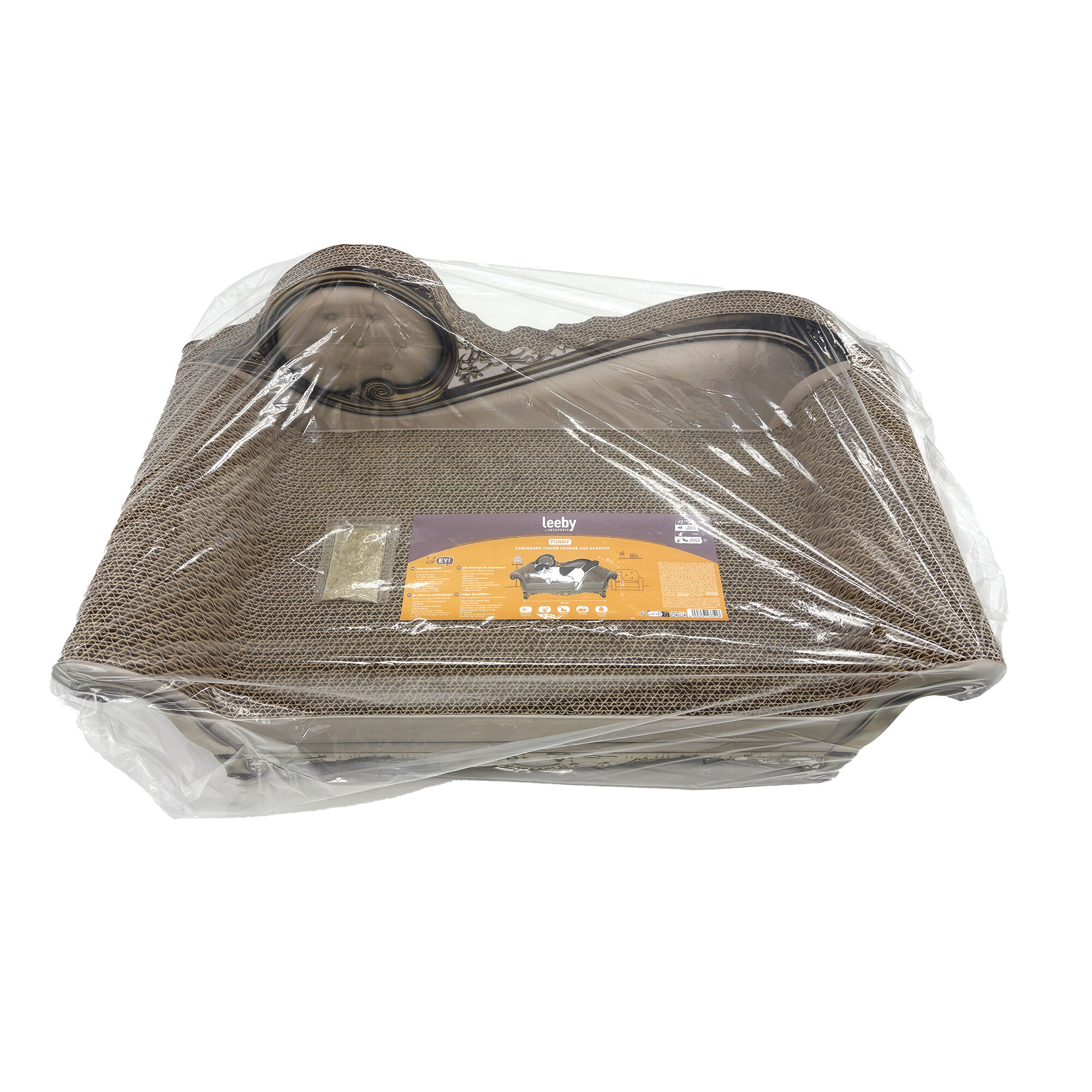 Leeby - Griffoir 2 en 1 Sofa Victorien pour Chats - Taupe Image num&eacute;ro 6