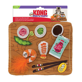 KONG - Jouet 5 en 1 Pull-A-Partz Sushi pour Chats