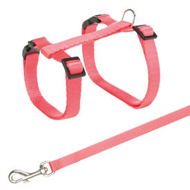 Trixie - Harnais chat avec laisse, 27-45 cm/10 mm, 1,20 m