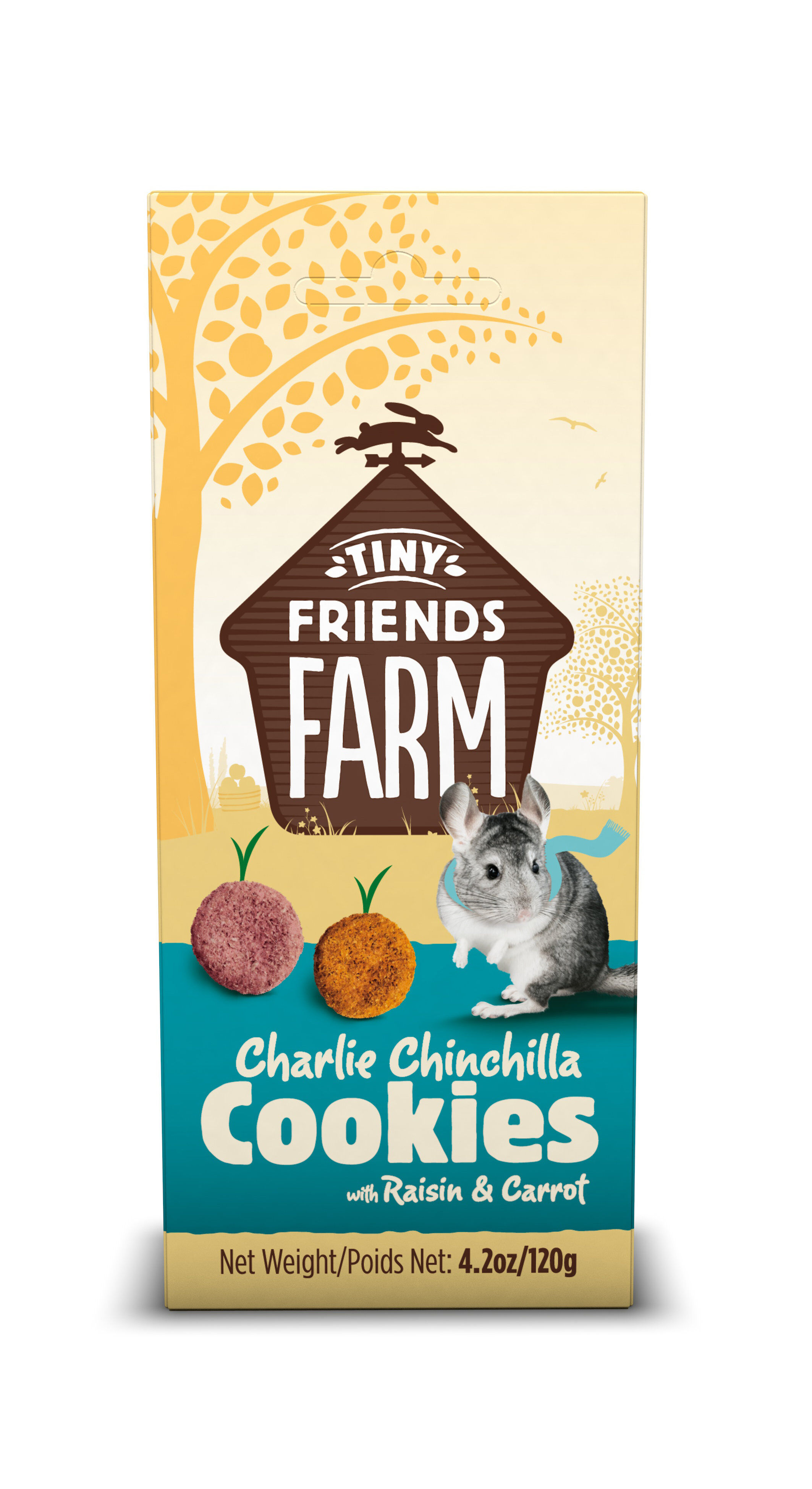 Tiny Friends Farm - Friandises Cookies pour Chinchilla - 120g Image num&eacute;ro 1